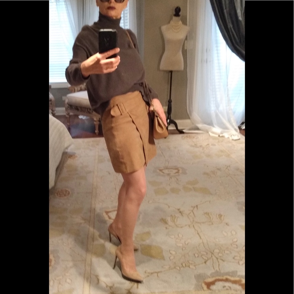 Vince suede mini skirt